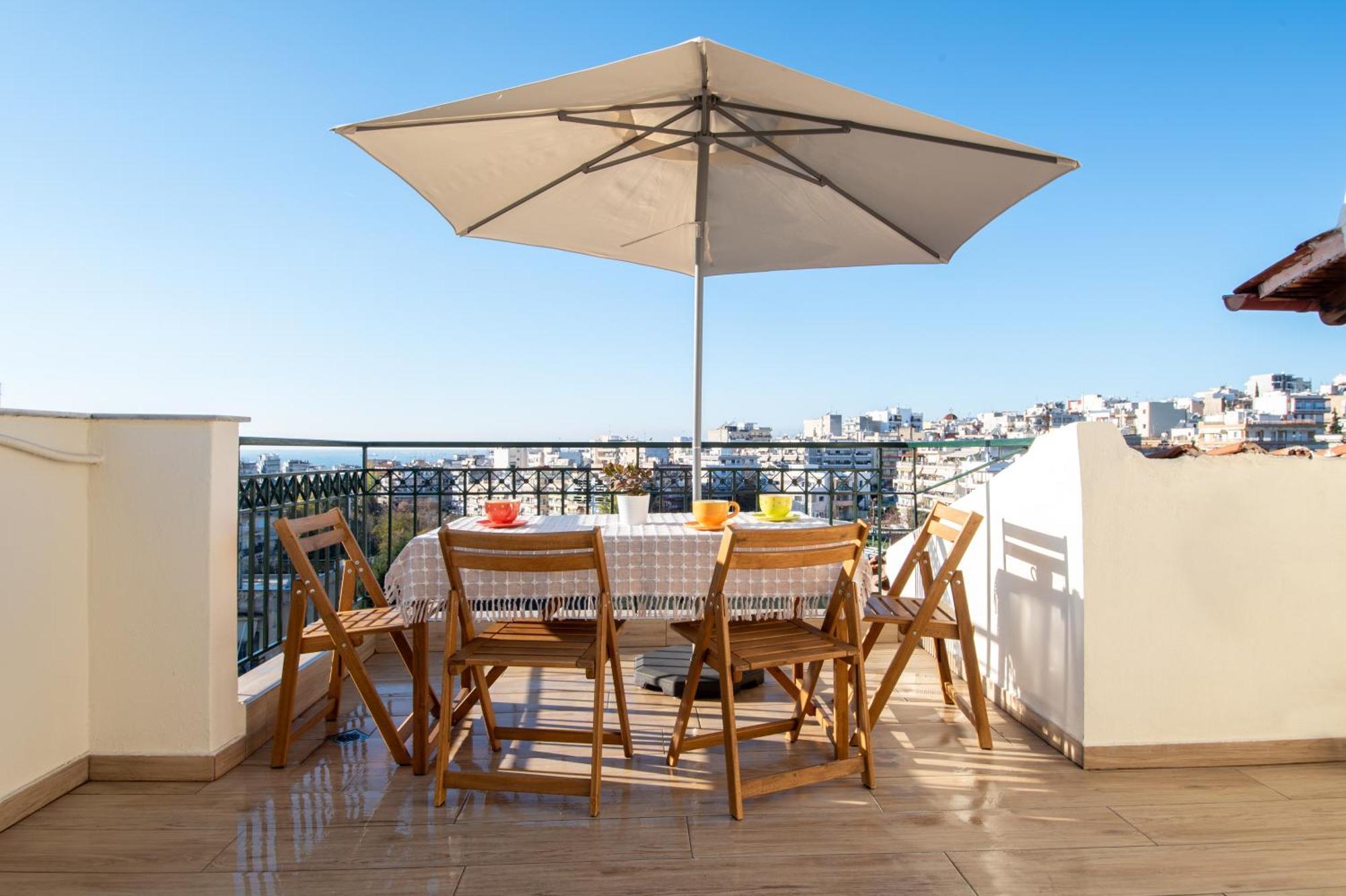 Sunset Rooftop Apartment Thessaloníki Eksteriør bilde